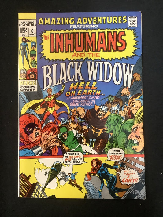 Amazing Adventures #6 (1971) VF+ (8.5) Neal Adams/Roy Thomas, The Inhumans