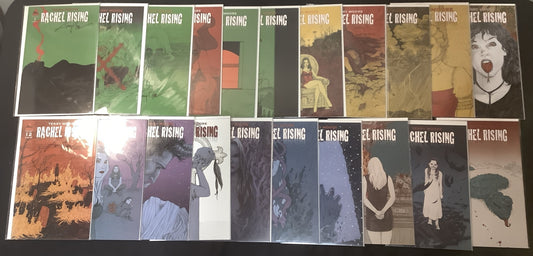 Rachel Rising #1-42 Complete Comic Set, Multiple Signed by Terry Moore, Abstract