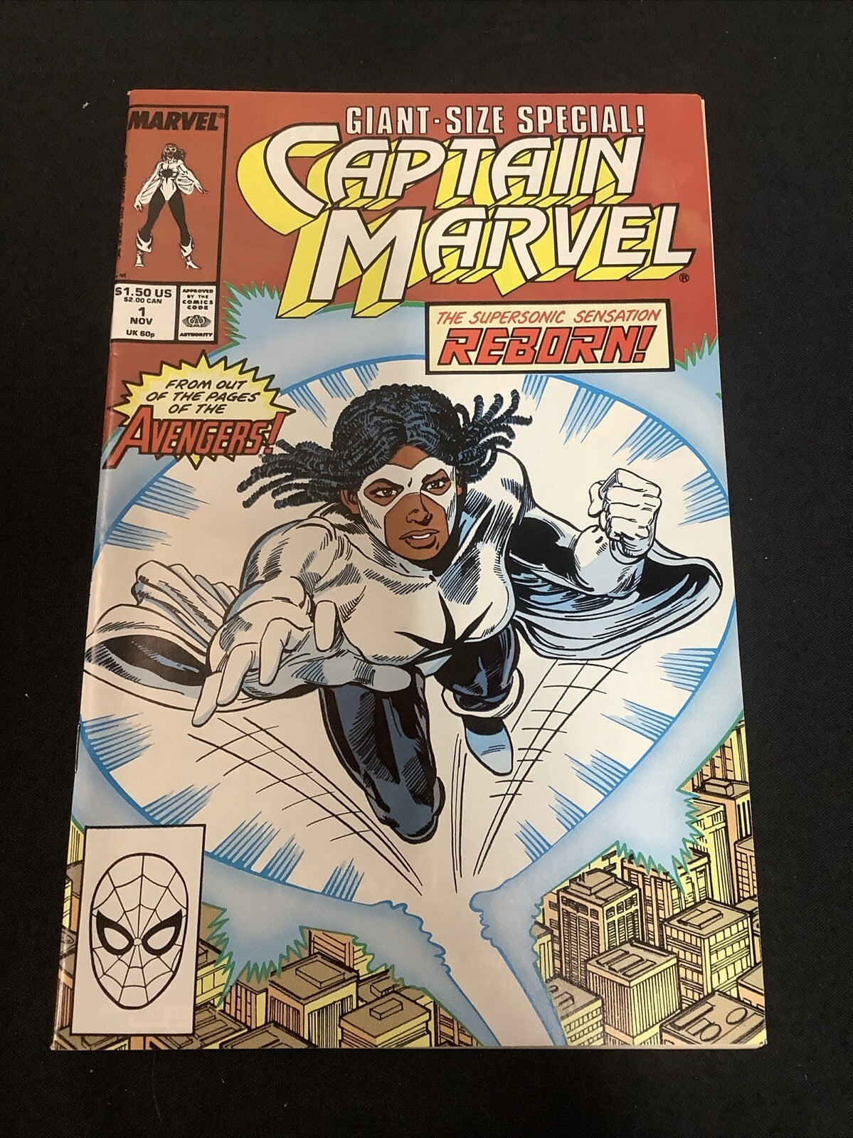 Captain Marvel #1 (Marvel Comics November 1989) NM- (9.2) Dwayne McDuffie