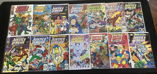 JUSTICE LEAGUE EUROPE #26-50 + Annual #1-3 Comic Lot, SEGA Sonic Preview Comic