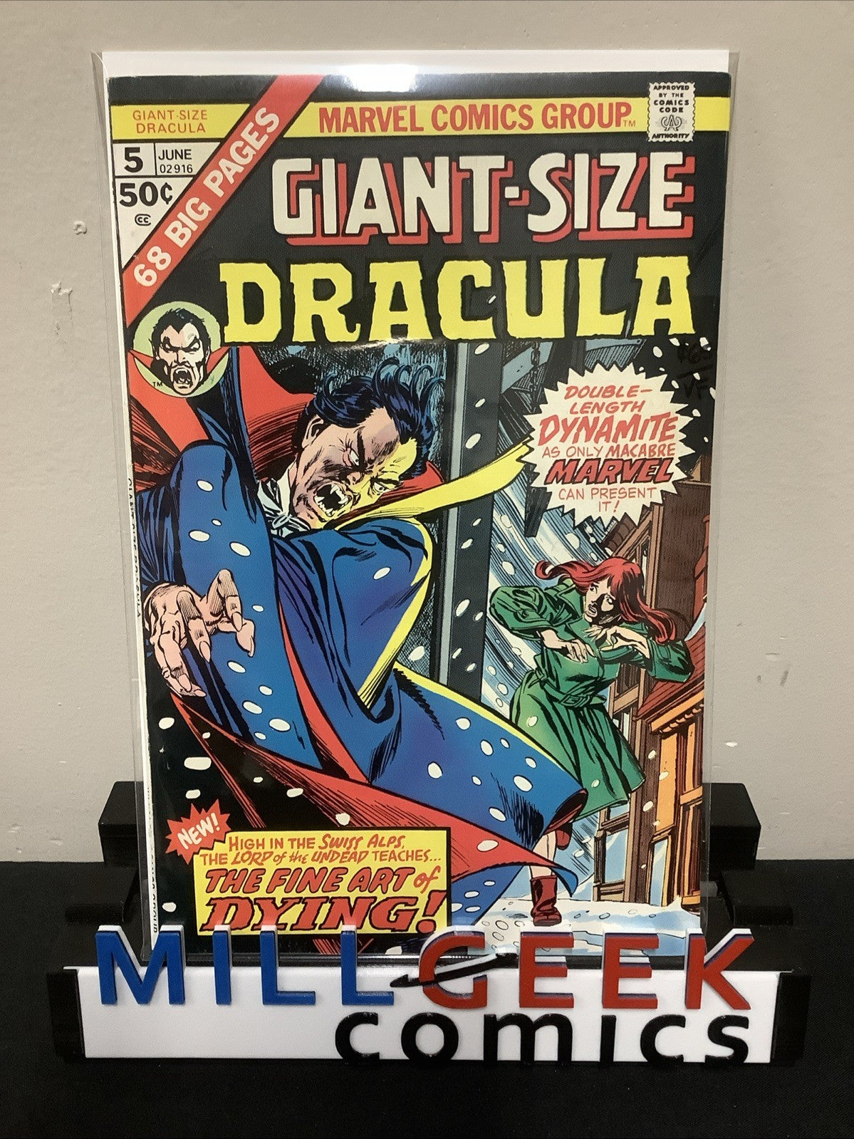 Giant-Size Dracula #5 (Marvel Comics Jun 1975) VF (8.0) Bob Correra/Don Warfield