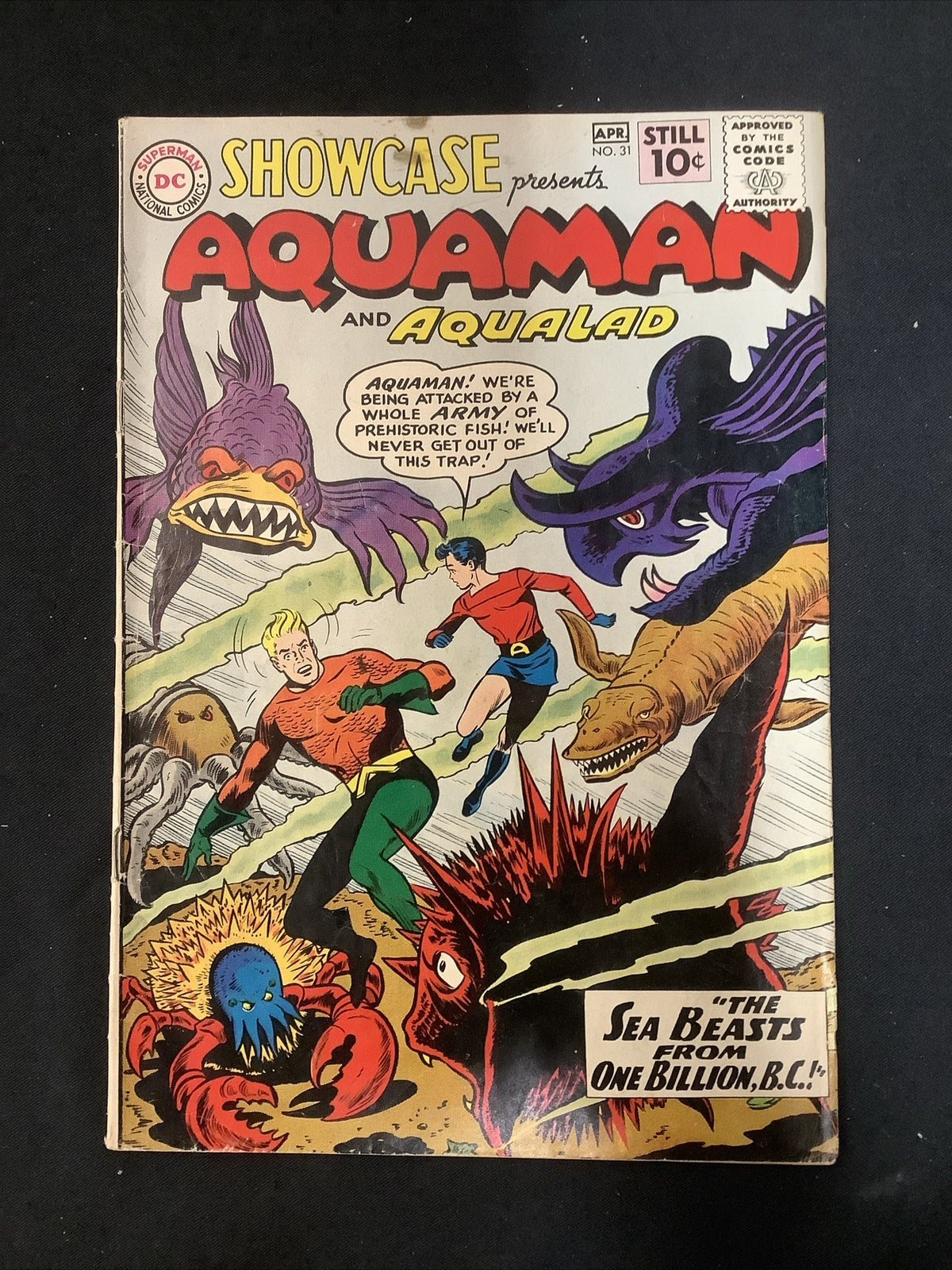 Showcase #31 (1961) G/VG (3.0) Henry Boltinoff, Sea Beasts From One Million B.C.