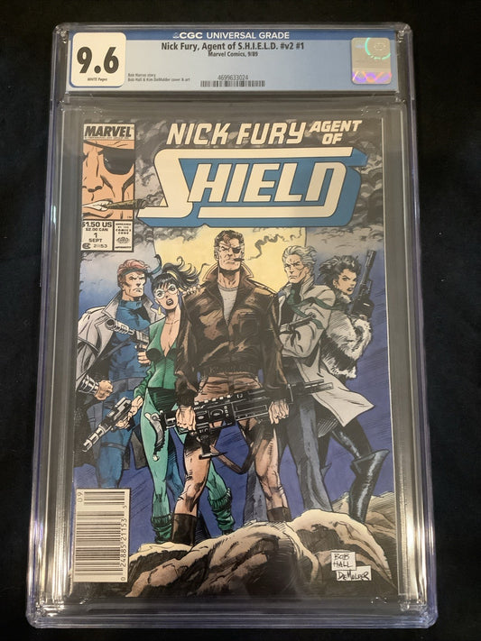 Nick Fury, Agent of S.H.I.E.L.D. #1, CGC Graded 9.6 (NM+) White Pages, 1989