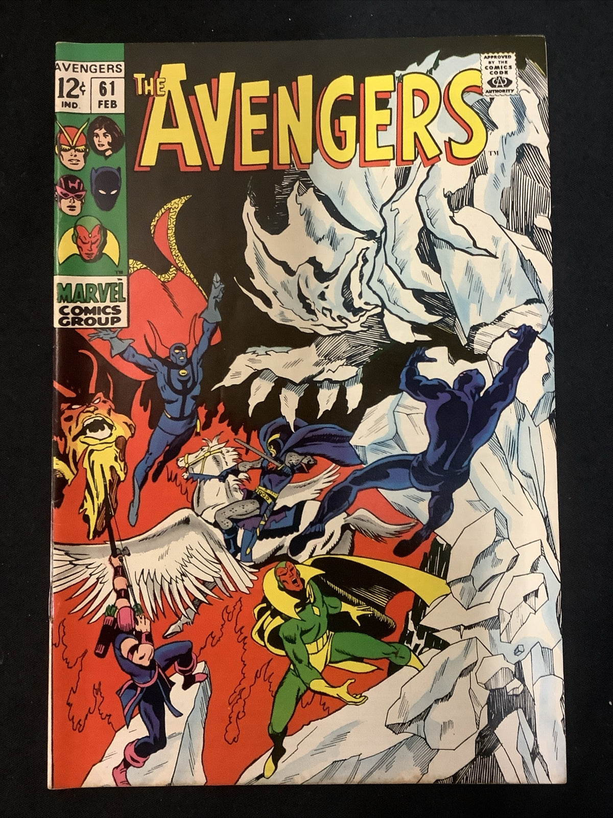 Avengers #61 (1969) F/VF (7.0) John Buscema/Roy Thomas, Dr. Strange Appearance