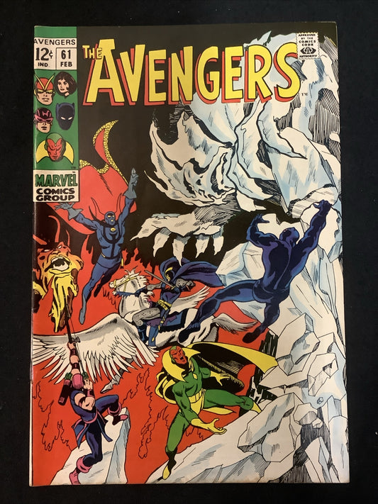 Avengers #61 (1969) F/VF (7.0) John Buscema/Roy Thomas, Dr. Strange Appearance