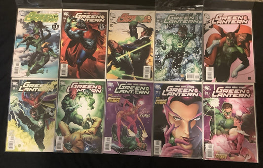 Green Lantern #1-40 + Rebirth #1-6 Comic Lot, DC, Geoff Johns, Sinestro Corps