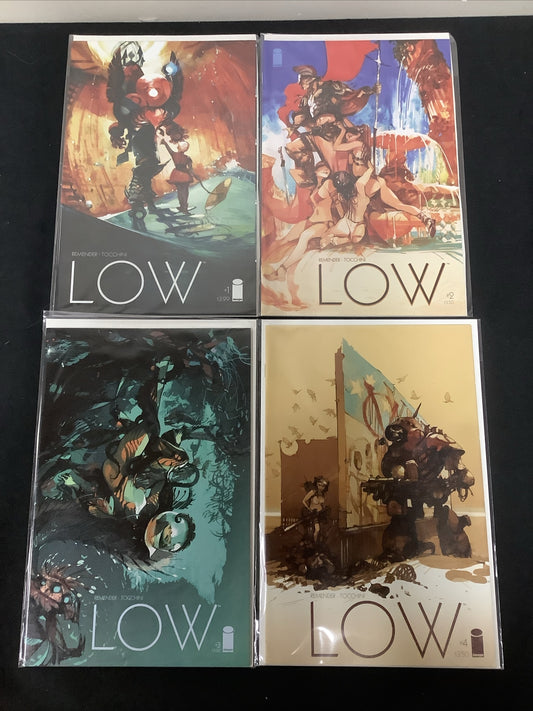 Low #1-4 Comic Lot, Image Comics, Rick Remender, TV Show Spec, 2014