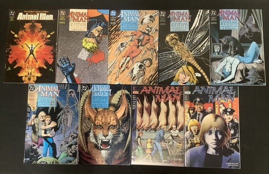 Animal Man #50-58 Comic Lot, DC Comics, Flesh And Blood, Brian Bolland, 1992