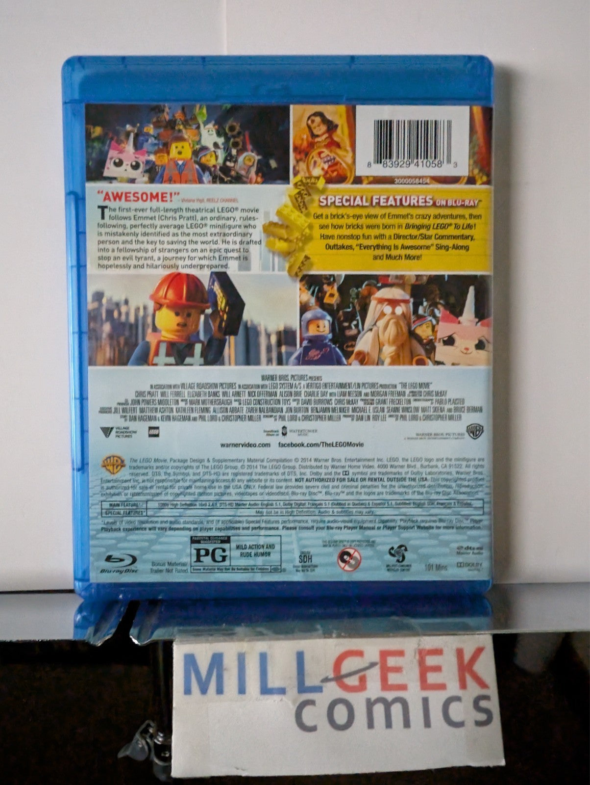 The Lego Movie / The Lego Movie 2 / The Lego Batman Movie (Blu-Ray) Like New -JD