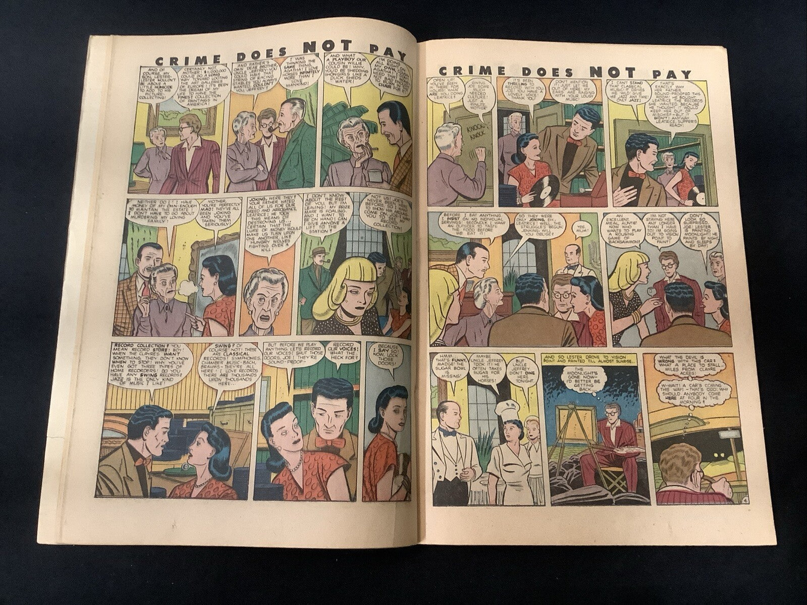Crime Does Not Pay #79 (1949) VG+ (4.5) Lev Gleason, 1/4” Spine Roll, 4” Tear