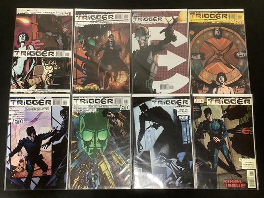Trigger #1-8 Complete Comic Set, Vertigo/DC Comics, Jason Hall/John Watkiss