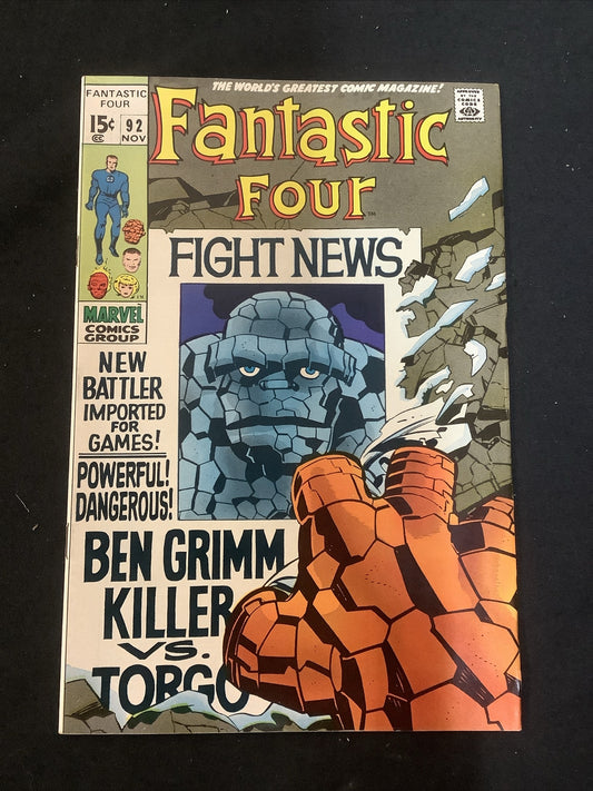 Fantastic Four #92 (1969) VF+ (8.5) Stan Lee/Jack Kirby, “Ben Grimm, Killer!”