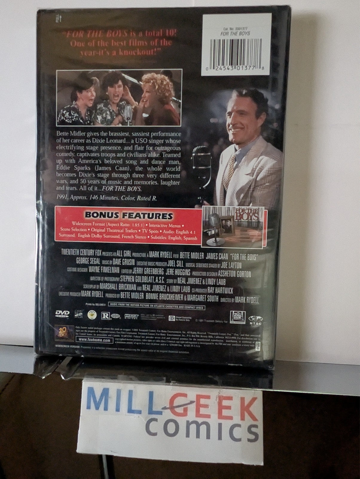 All of Me / Mr. Baseball / For the Boys, 3 Movie Set (DVD) Like New -JD