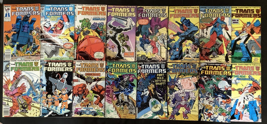 Transformers #27-42 Comic Lot, Marvel, Reader Copies, Grimlock Made Team Leader