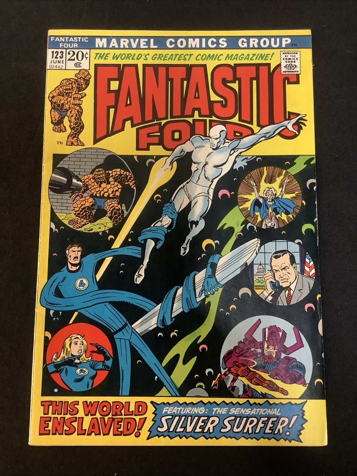 Fantastic Four #123 (Marvel Comics June 1972) F+ (6.5) Stan Lee/John Buscema