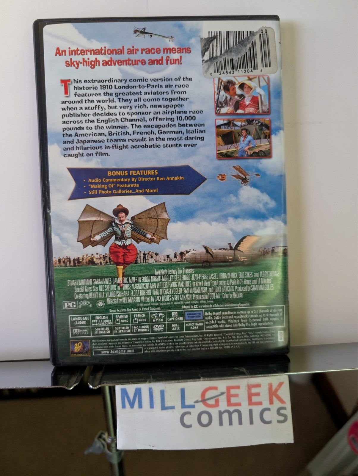 Those Magnificent Men in Their Flying Machines (DVD) Like New -JD