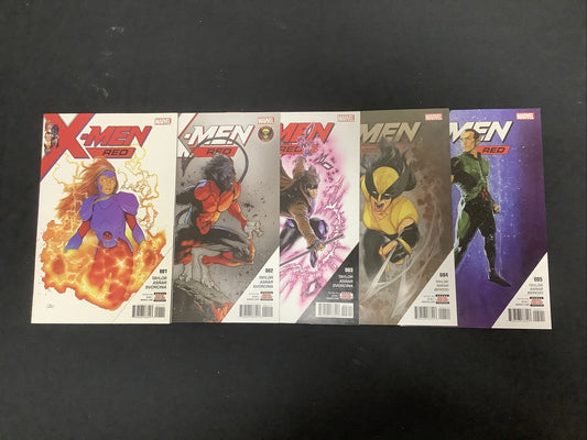 X-Men Red #1-5 comic lot (2018 vol.1) 1st appearance of Trinary
