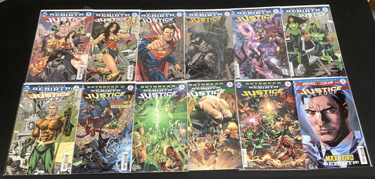 Justice League #1-25 Comic Lot, DC Rebirth, Bryan Hitch, VS Suicide Squad Tie-In