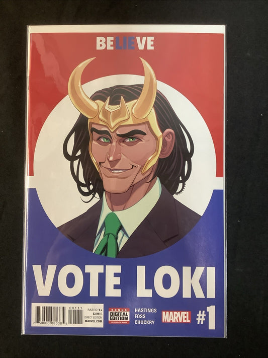 Vote Loki #1-4 Complete Comic Set, Marvel, Hastings/Foss/Chuckry, Disney+
