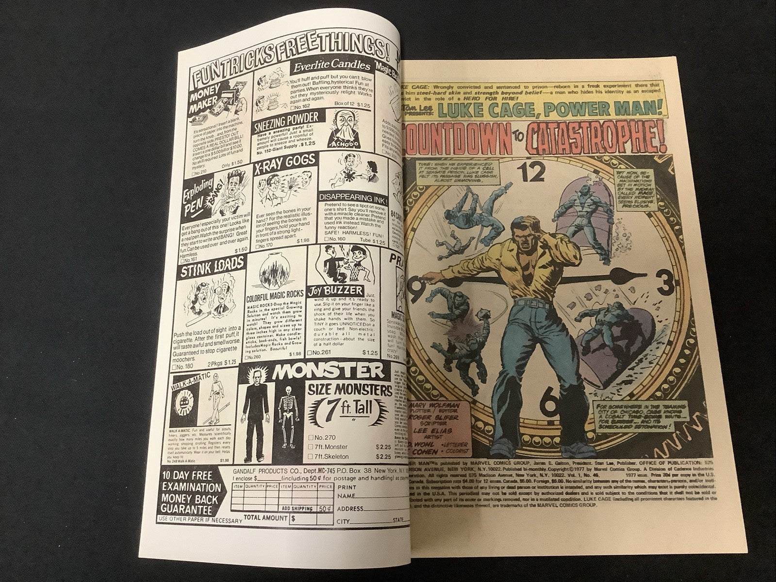 Power Man #46 (Marvel Comics 1977) VF (8.0) Marv Wolfman/Roger Slifer