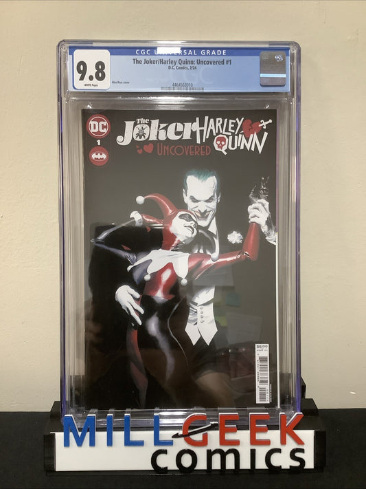 Joker/Harley Quinn Uncovered #1 (2024) CGC Graded 9.8 (NM/M) Alex Ross Cover
