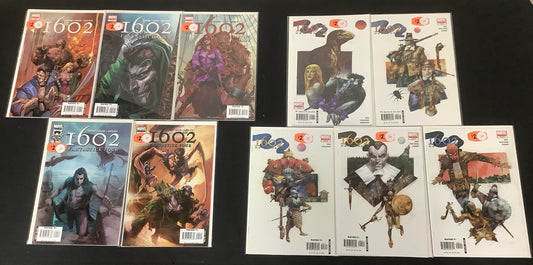 Marvel 1602 Bundle: Fantastick Four #1-5 + New World #1-5 Complete, 10 Comics