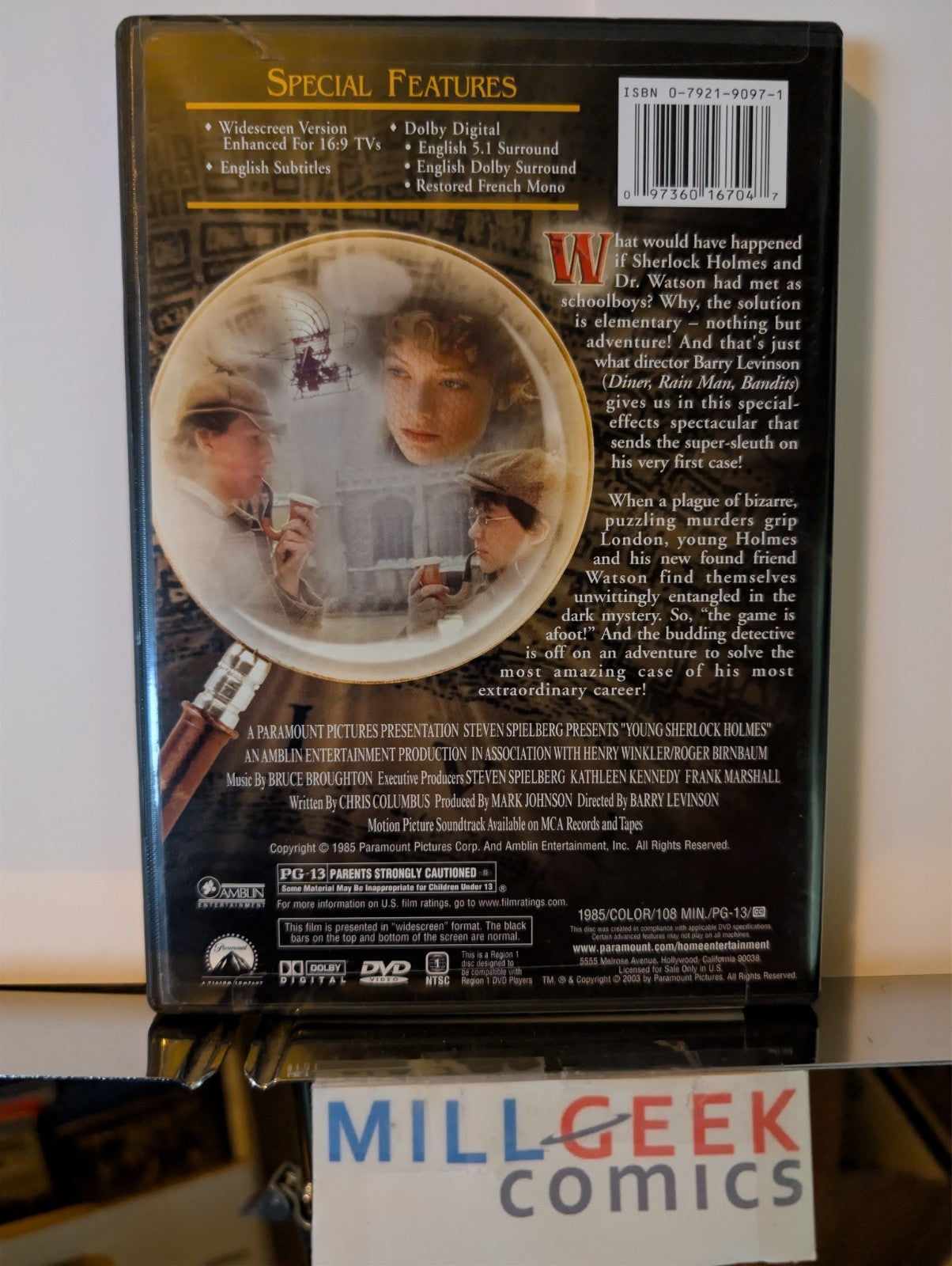 Cats & Dogs / Young Sherlock Holmes, 2 Movie Set (DVD) -JD