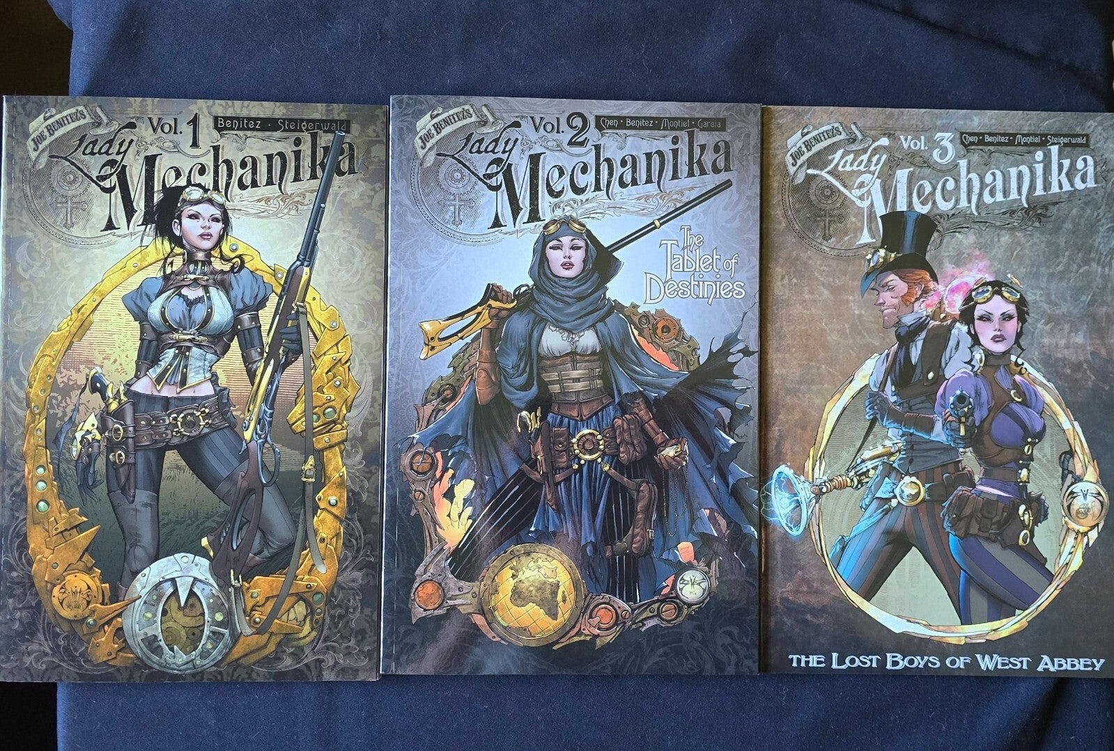 Lady Mechanika Volumes. 1-3 TPB Lot By Joe Benitez (2016,2017)