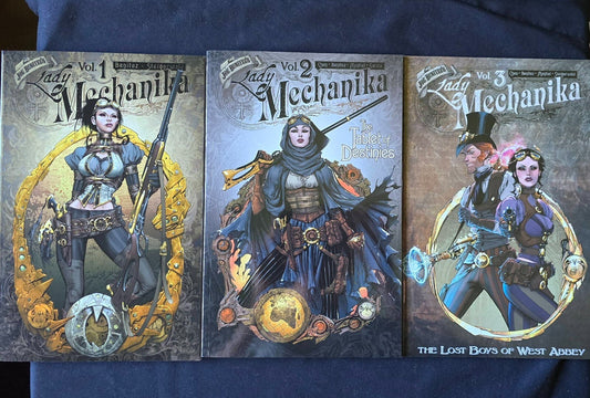 Lady Mechanika Volumes. 1-3 TPB Lot By Joe Benitez (2016,2017)