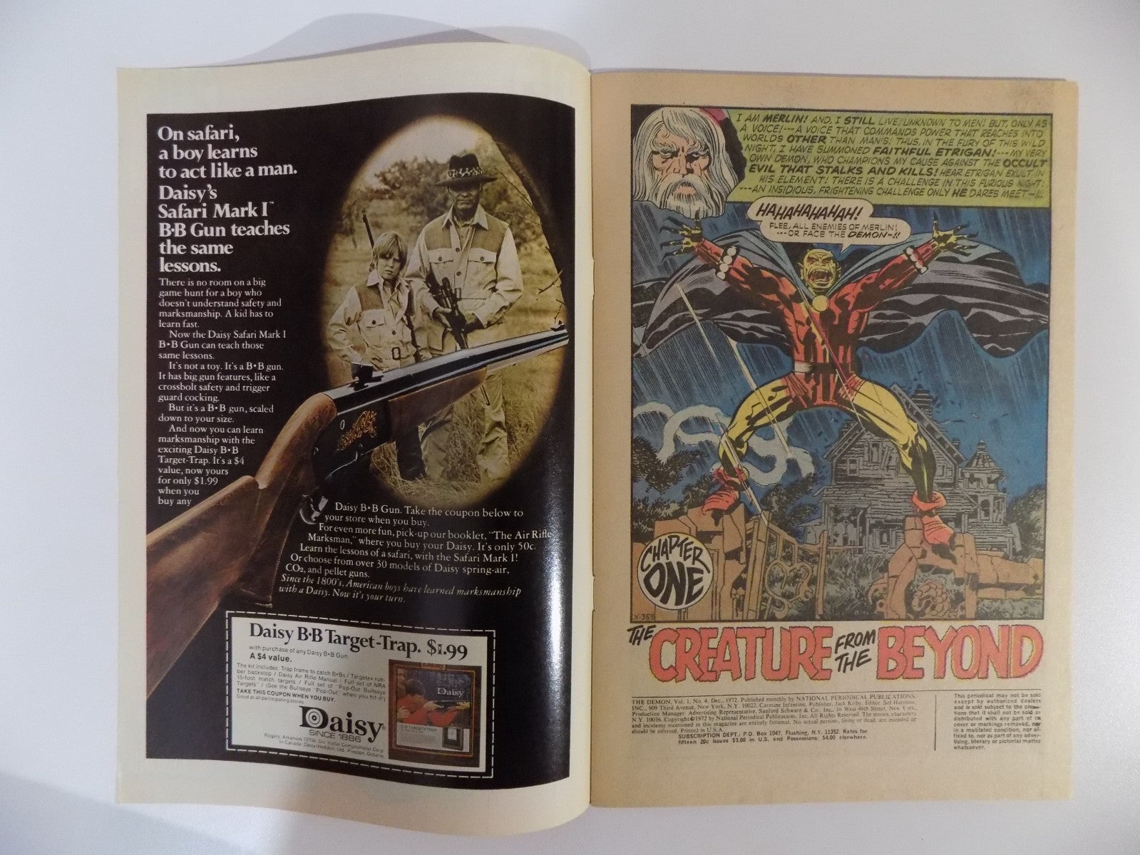 Demon #4 DC Comic Very Fine December 1972