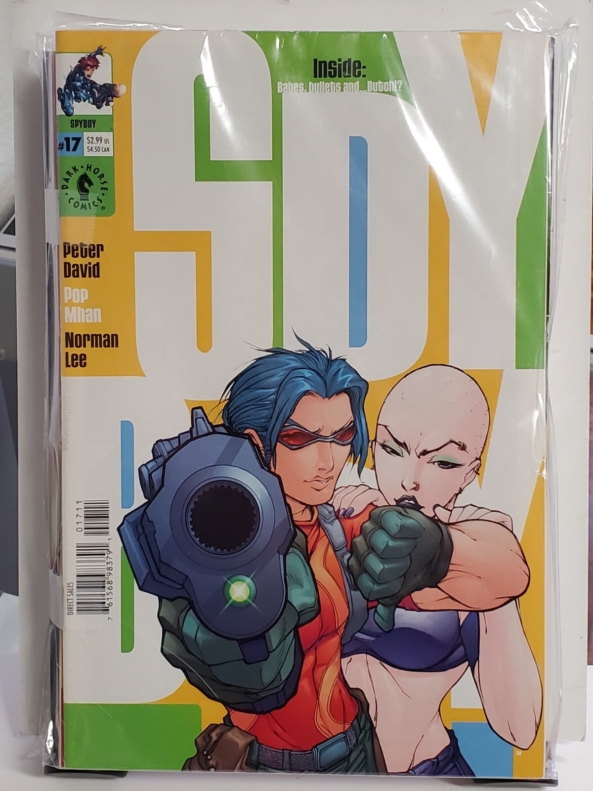 Spyboy #1-12, 13.1-13.3, 14-17 FULL SERIES Peter David Pop Mhan Dark Horse Comic