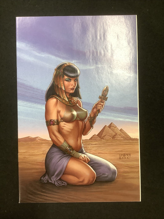 Betty Page Alien Agenda #2 (2021) NM- (9.2) Linsner Limited Virgin Variant
