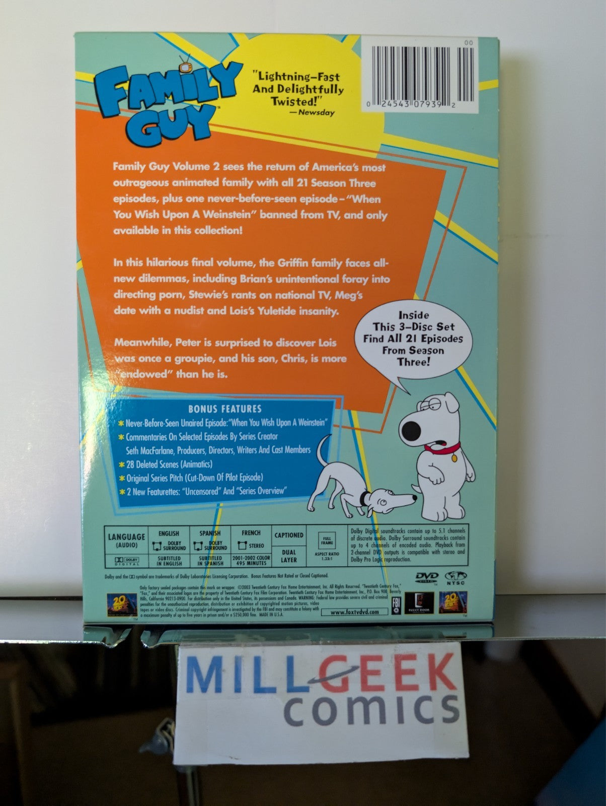Family Guy Volume One, Volume Two, Volume Three (New) (DVD) -JD