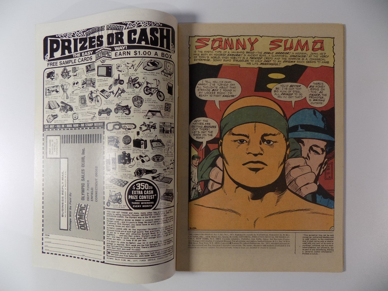 Forever People #5 DC Comic Very Fine November 1971