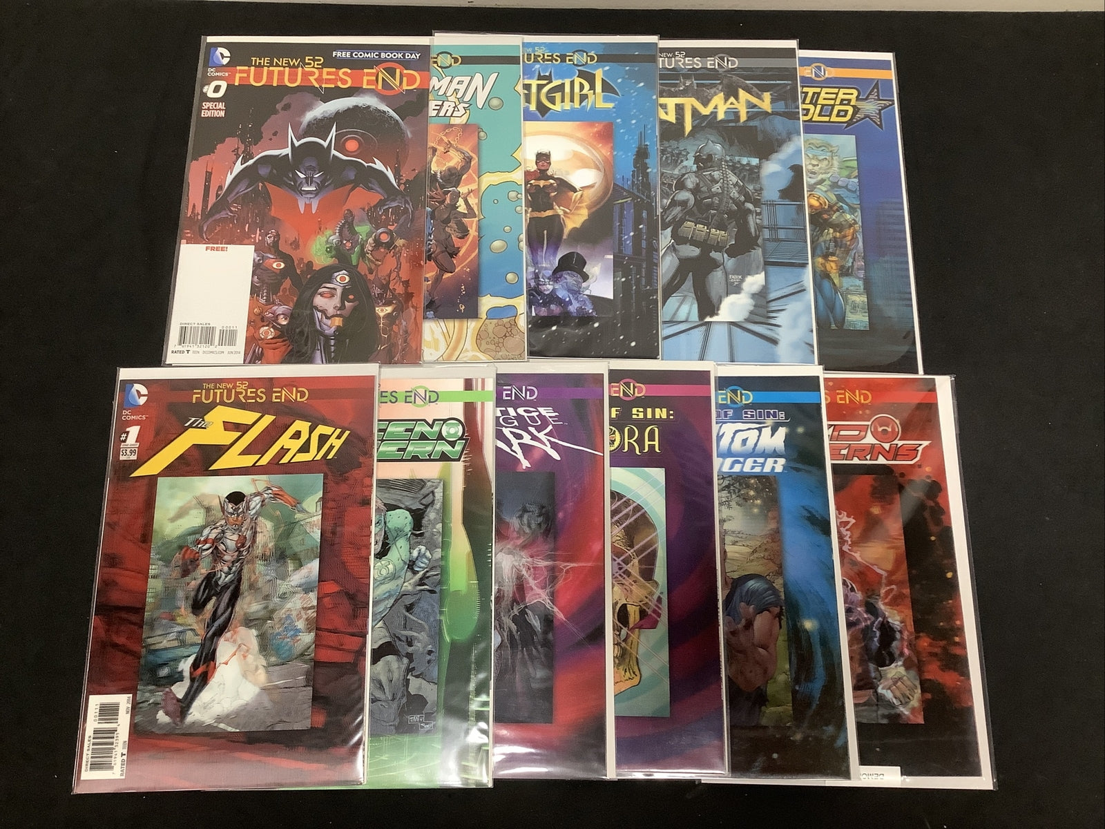 New 52 Future’s End Comic Bundle (2014) lenticular variants, see description