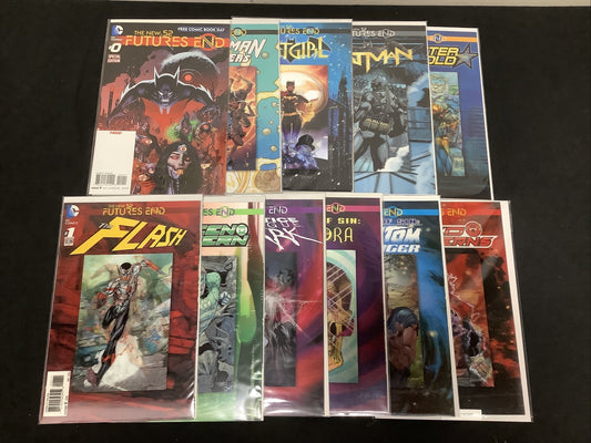 New 52 Future’s End Comic Bundle (2014) lenticular variants, see description