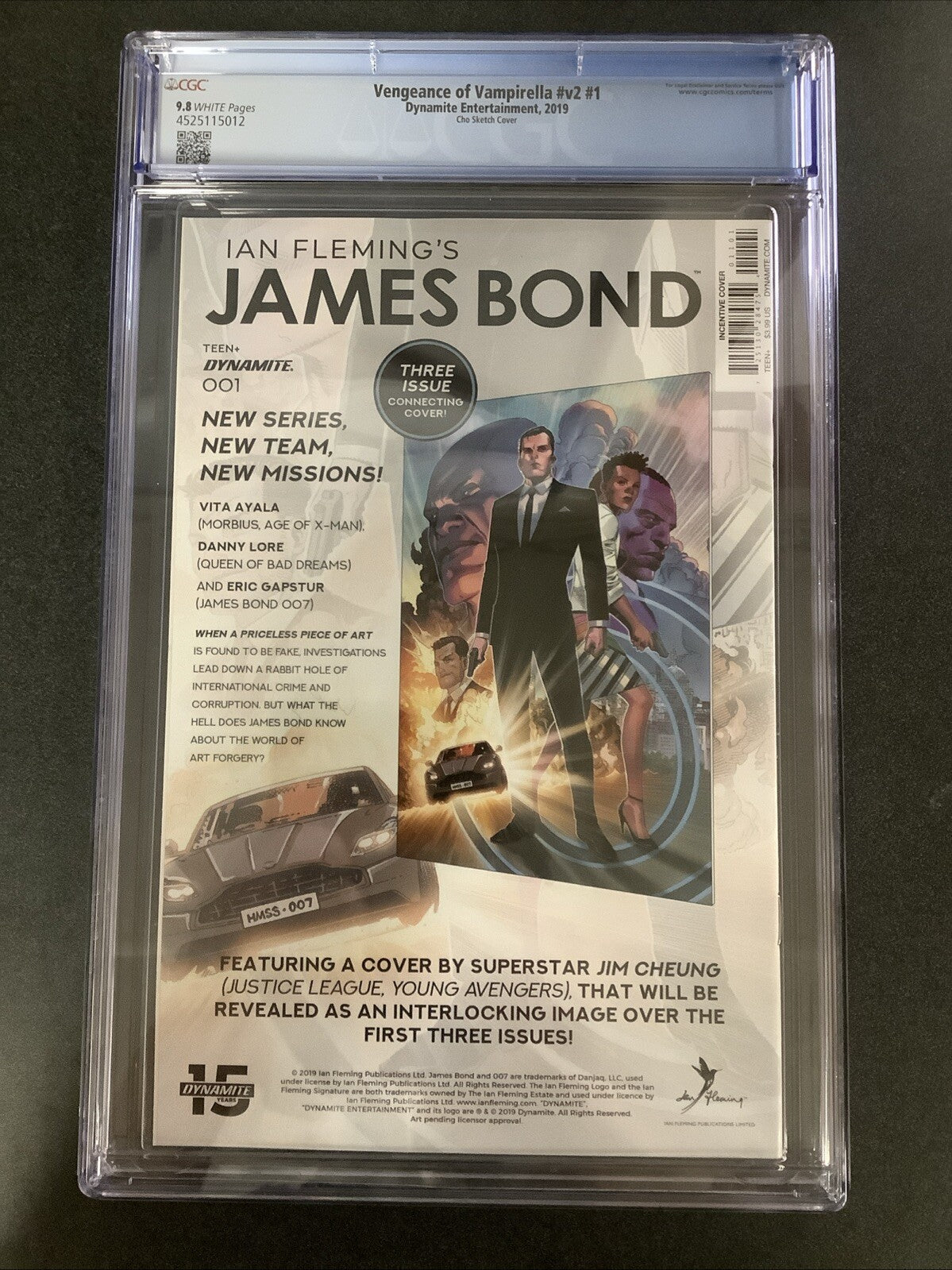 Vengeance of Vampirella #1 (vol.2) CGC Graded 9.8, Frank Cho Sketch Cover, 1:50