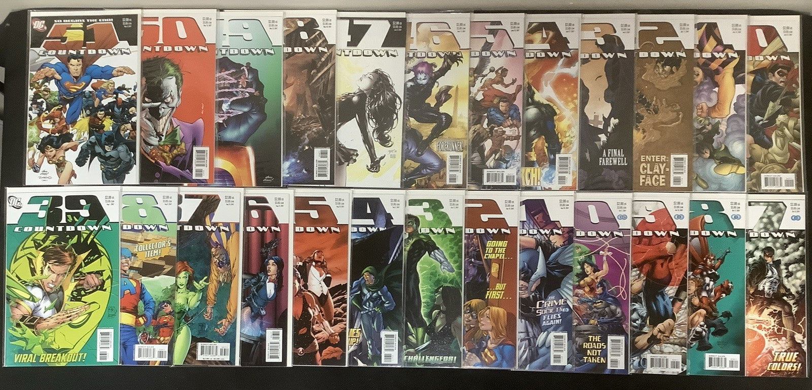 52 Comic Bundle: 52 #1-52 + Countdown #51-1 Complete, Multiple Tie-ins, See Pics