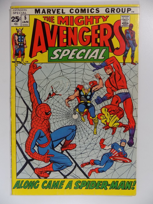 Avengers Special! #5 Marvel Comic January 1972 Very Good/Fine