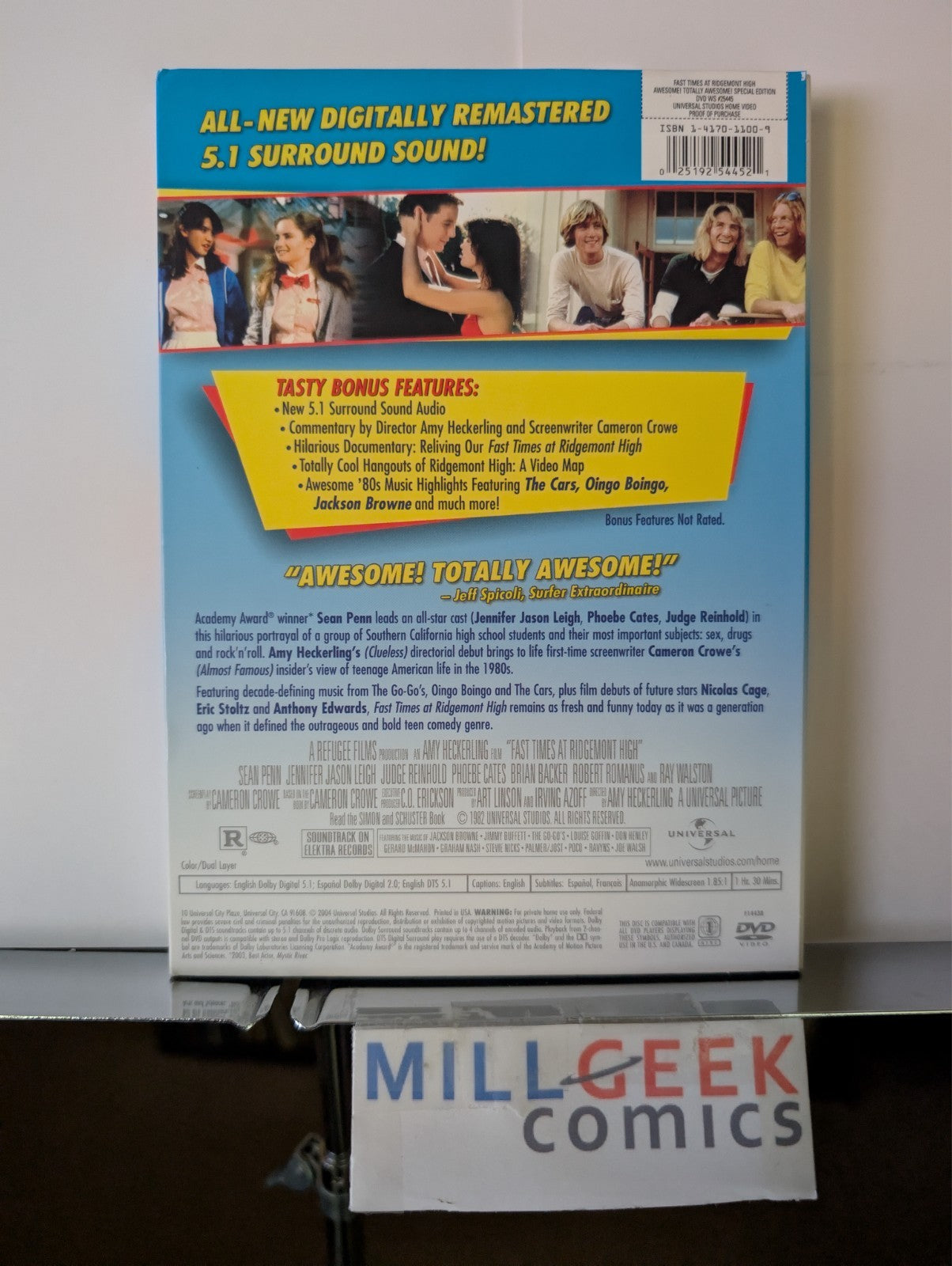 Blast from the Past & Fast Times at Ridgemont High, 2 Movie Set (DVD)Like New-JD