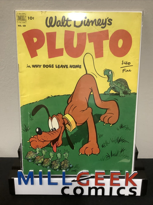 Walt Disney’s Pluto #429 (Dell Comics 1952) F (6.0) Off White Pages