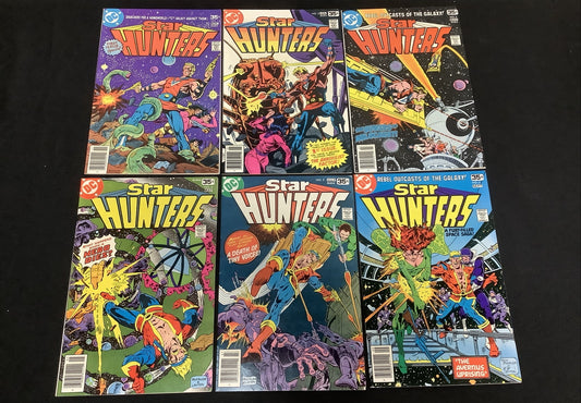 STAR HUNTERS #1-6 Comic Lot, DC Comics, David Machelinie, Rich Buckler, 1977