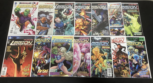 Legion Of Superheroes #0-13 Comic Lot, New 52, Paul Levitz Francis Portela