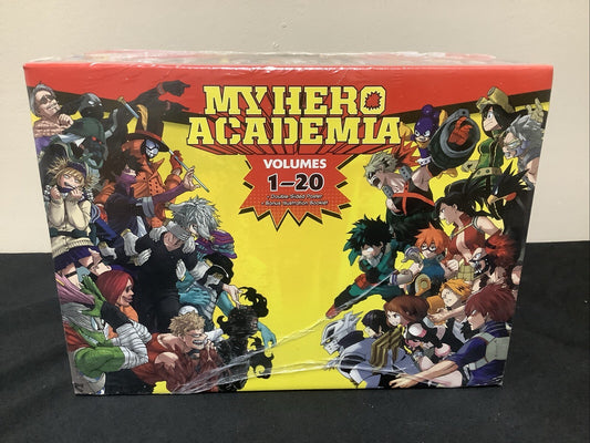 My Hero Academia Manga Box Set 1 Vol 1-20 English Brand New Sealed Viz Media