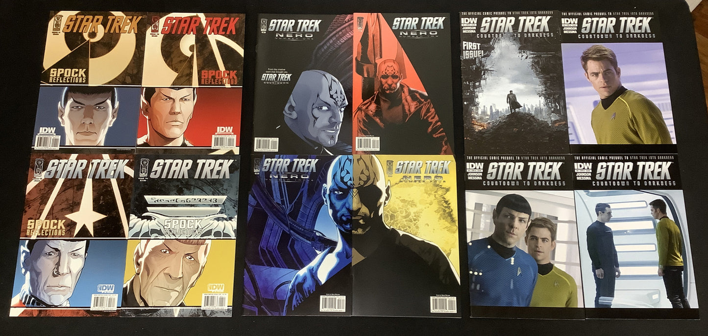 Star Trek Bundle: Spock Reflections #1-4, Nero #1-4, Countdown To Darkness #1-4
