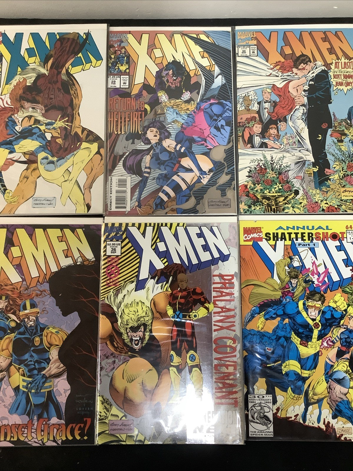 X-Men #26-36 + Annuals #1-3 Comic Lot, Marvel, Marriage Of Cyclops & Jean Grey