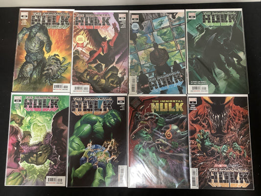 Immortal Hulk #19-24 + King In Black + Absolute Carnage Comic Lot, Al Ewing
