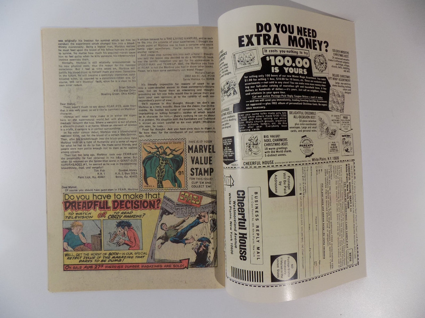 Adventure Into Fear #25 Marvel Comic December 1974 Near Mint-