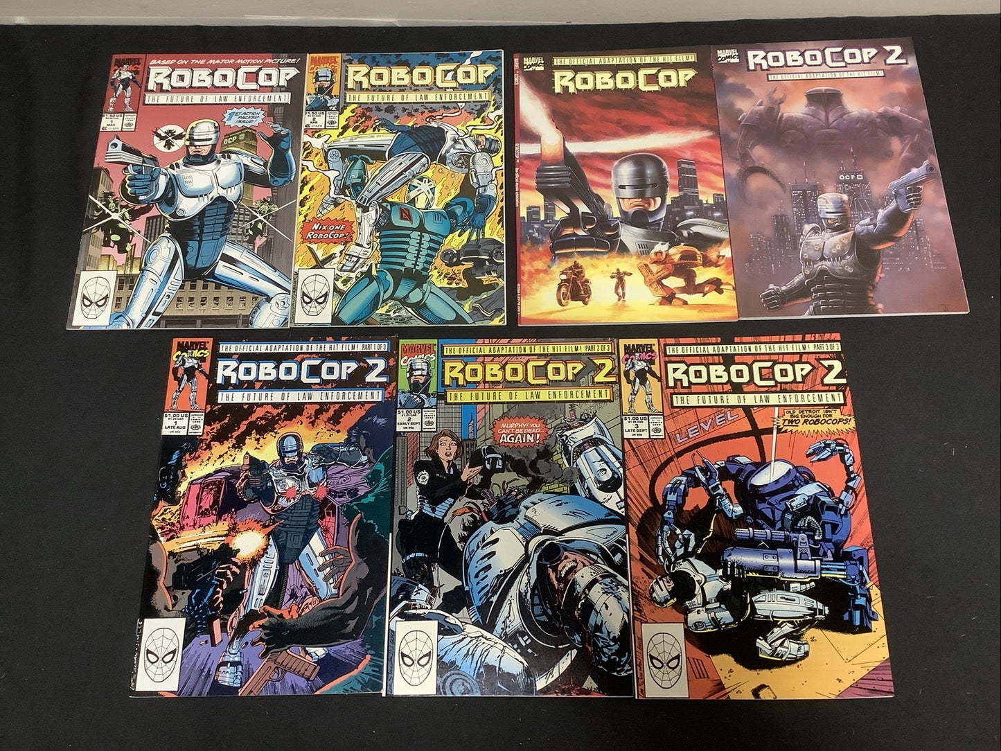 RoboCop Comic Bundle: Vol.1 #1-2, RC 2 #1-3, Magazine #1, RC 2 Movie Adaptation