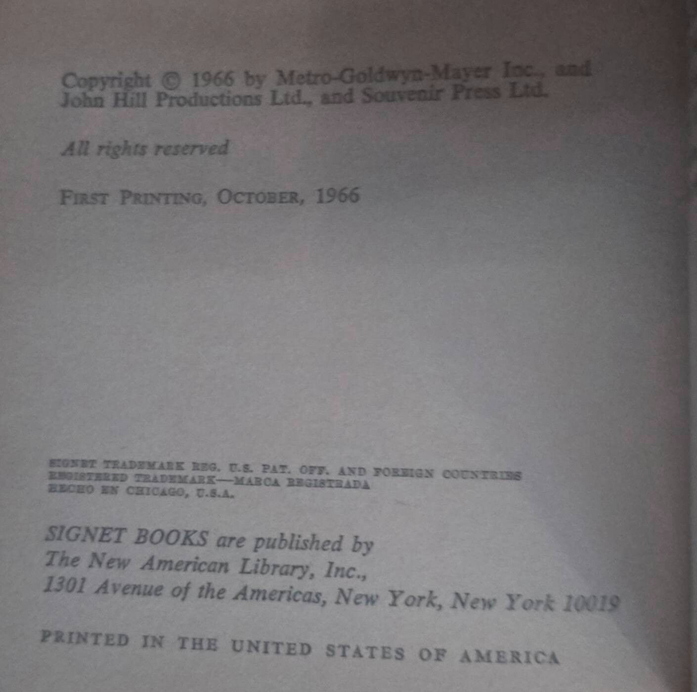 The Man From U.N.C.L.E.'S ABC of Espionage By John Hill (1st ED Signet PB 1966)